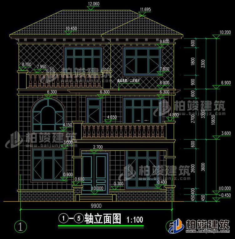 正立面图